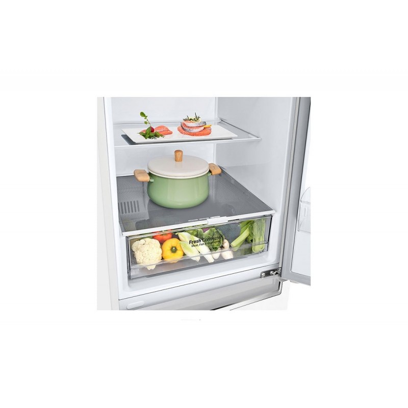 LG GBP61SWPGN nevera y congelador Independiente 341 L D Blanco