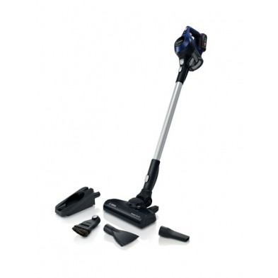 Bosch Serie 6 BBS611MAT aspiradora de pie y escoba eléctrica Sin bolsa 0,3 L Azul