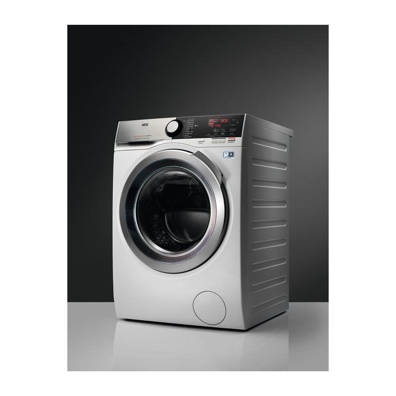 AEG L7WEE862S lavadora-secadora Independiente Carga frontal Gris E