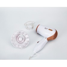 JATA SC47B secador 1200 W Marrón, Blanco