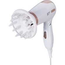 JATA SC47B secador 1200 W Marrón, Blanco