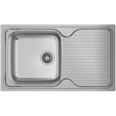 Teka CLASSIC 1C 1E SF Lavabo sobre-encimera Rectangular Metal