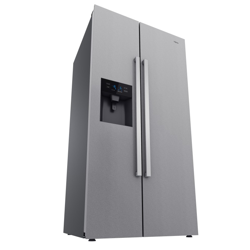 Bosch Serie 6 KFN96APEA nevera puerta lado a lado Independiente 605 L E  Metálico, Plata