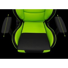 Droxio TROUNPRO silla para videojuegos Silla para videojuegos de PC Asiento acolchado Negro, Verde