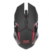 Mars Gaming MMW ratón Ambidextro RF inalámbrico Óptico 3200 DPI