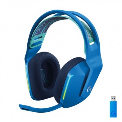 Logitech G G733 Wireless Headset Auriculares Inalámbrico Diadema Juego Azul