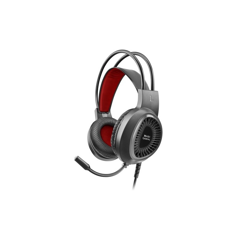 Mars Gaming MH120 auricular y casco Auriculares Alámbrico Diadema Juego Negro