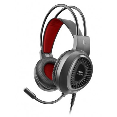 Mars Gaming MH120 auricular y casco Auriculares Alámbrico Diadema Juego Negro