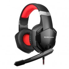 Mars Gaming MHX auricular y casco Auriculares Alámbrico Diadema Juego Negro, Rojo