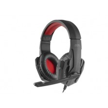 Mars Gaming MH020 auricular y casco Auriculares Alámbrico Diadema Juego Negro, Rojo