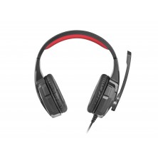 Mars Gaming MH020 auricular y casco Auriculares Alámbrico Diadema Juego Negro, Rojo