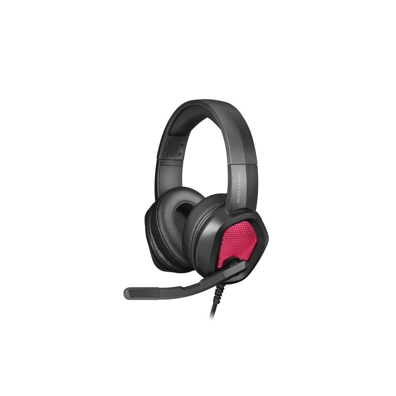 Mars Gaming MH320 auricular y casco Auriculares Alámbrico Diadema Juego USB tipo A Negro