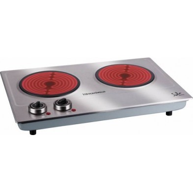 JATA V532 hobs Acero inoxidable Encimera Cerámico 2 zona(s)