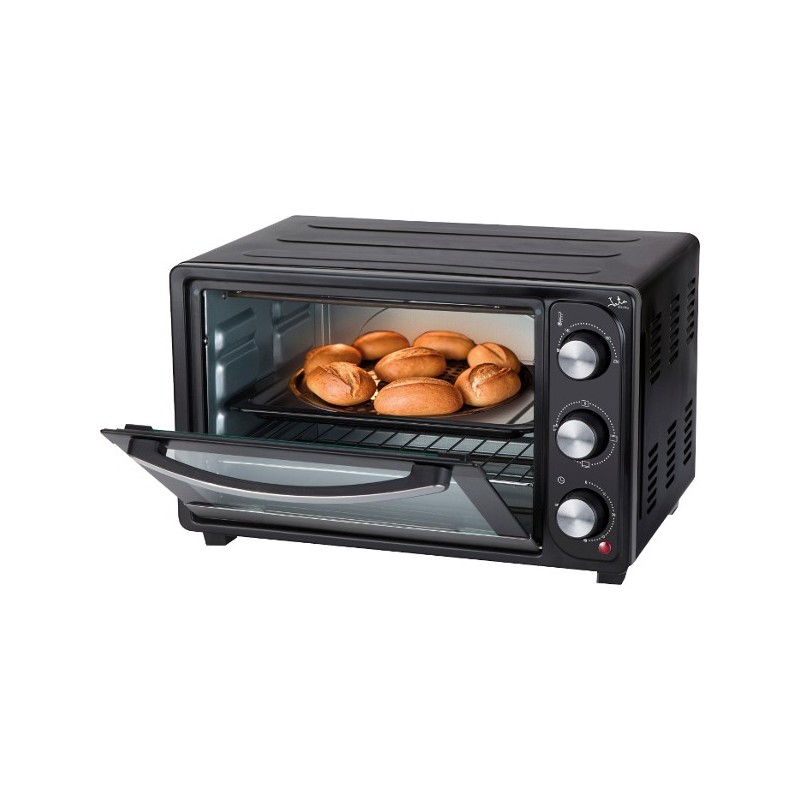 JATA HN928 horno tostador 28 L 1500 W Negro, Acero inoxidable Parrilla