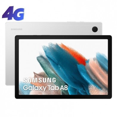 Tablet Samsung Galaxy Tab A8 10.5'/ 4GB/ 128GB/ 4G/ Plata