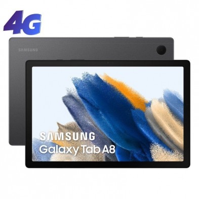 Tablet Samsung Galaxy Tab A8 10.5'/ 4GB/ 64GB/ 4G/ Gris