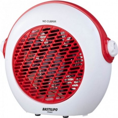Bastilipo TVC-2000R Interior Rojo, Blanco 2000 W Ventilador eléctrico
