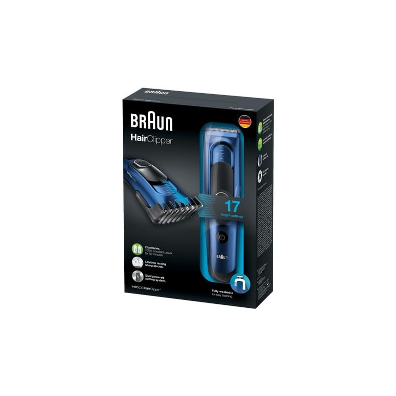 Braun HC5030 Negro, Azul