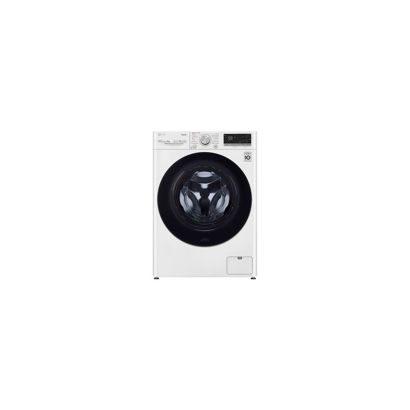 LG F4DV5509SMW lavadora-secadora Independiente Carga frontal Blanco E