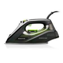 Taurus Geyser ECO 3000 Plancha a vapor Suela antiadherente 3000 W Negro, Verde, Gris