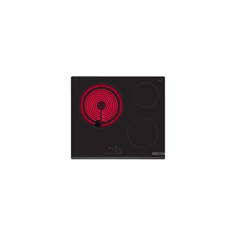 Bosch Serie 4 PKK631BB8E hobs Negro Integrado Cerámico 3 zona(s)