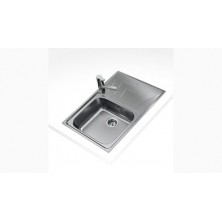 Teka UNIVERSO MAX 79 1C1E SF Lavabo sobre-encimera Rectangular Acero inoxidable