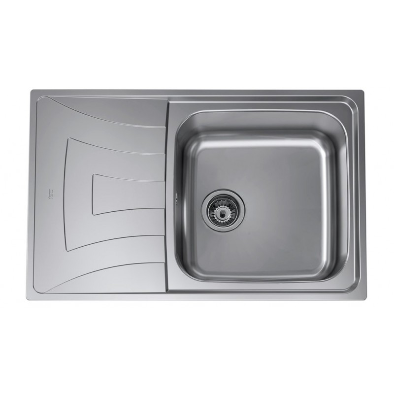 Teka UNIVERSO MAX 79 1C1E SF Lavabo sobre-encimera Rectangular Acero inoxidable