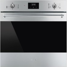 Smeg Classic SF6300TVX horno 70 L 3000 W A Negro, Acero inoxidable