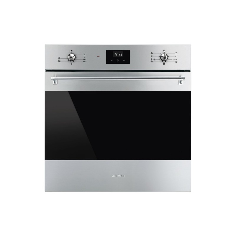 Smeg Classic SF6300TVX horno 70 L 3000 W A Negro, Acero inoxidable