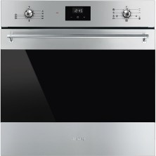 Smeg Classic SF6300TVX horno 70 L 3000 W A Negro, Acero inoxidable