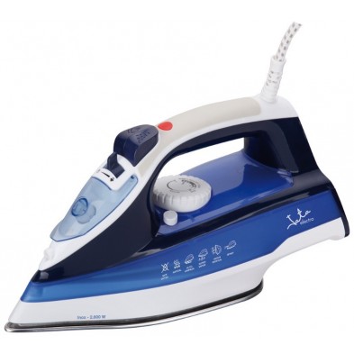 Plancha JATA PL618 vapor-seco 2600 W Negro, Azul, Blanco