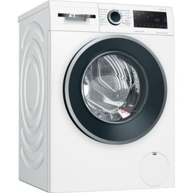 Bosch Serie 6 WNG25400ES lavadora-secadora Independiente Carga frontal Blanco E