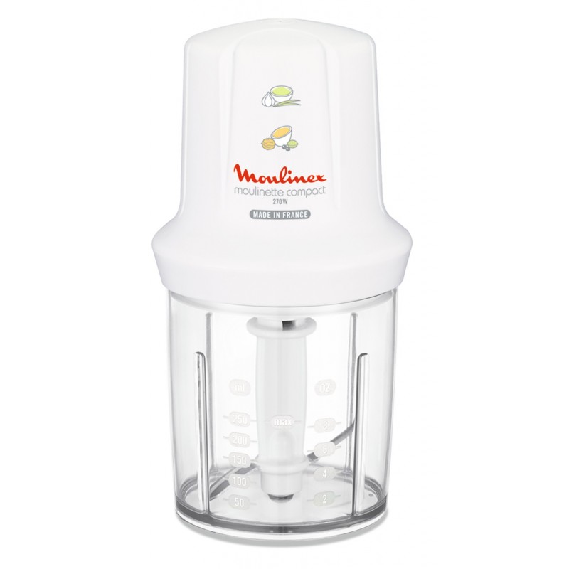 Moulinex DJ300110 picadora eléctrica de alimentos 0,25 L 270 W Blanco