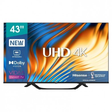 Televisor Hisense UHD TV 43A63H 43"  Ultra HD 4K  Smart TV  WiFi