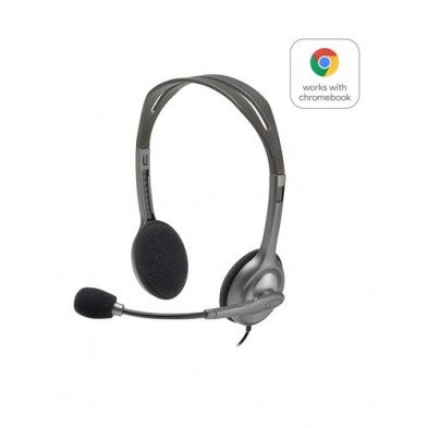 Logitech H111 Auriculares Alámbrico Diadema Oficina/Centro de llamadas Gris