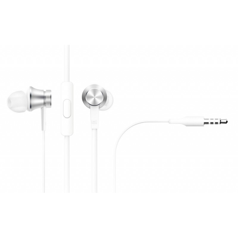 Xiaomi Mi In-Ear Headphones Basic Auriculares Alámbrico Dentro de oído Llamadas/Música Plata, Blanco