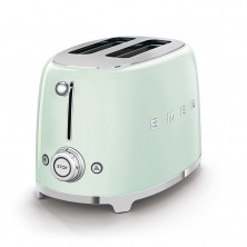 Smeg TSF01PGEU tostadora 2 rebanada(s) 950 W Verde
