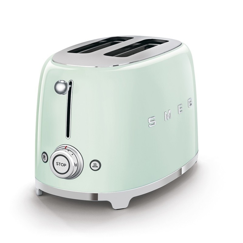 Smeg TSF01PGEU tostadora 2 rebanada(s) 950 W Verde