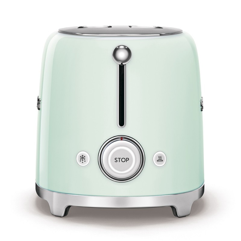 Smeg TSF01PGEU tostadora 2 rebanada(s) 950 W Verde