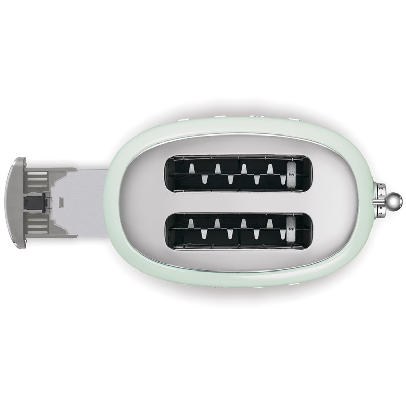 Smeg TSF01PGEU tostadora 2 rebanada(s) 950 W Verde