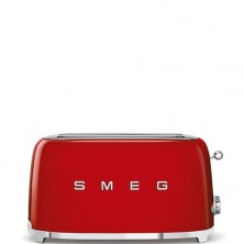Smeg TSF02RDEU tostadora 4 rebanada(s) 1500 W Rojo