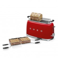 Smeg TSF02RDEU tostadora 4 rebanada(s) 1500 W Rojo