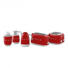 Smeg TSF02RDEU tostadora 4 rebanada(s) 1500 W Rojo