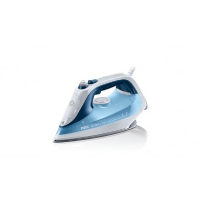 Braun TexStyle 7 Pro Plancha vapor-seco Suela de Eloxal 2600 W Azul, Blanco