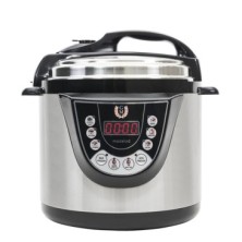 Cecotec 02003 olla a presión 6 L Negro, Acero inoxidable 1000 W