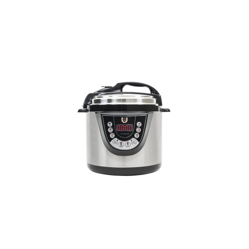 Cecotec 02003 olla a presión 6 L Negro, Acero inoxidable 1000 W