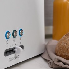 Cecotec TOAST&TASTE 9000 DOUBLE WHITE 2 rebanada(s) 980 W Blanco