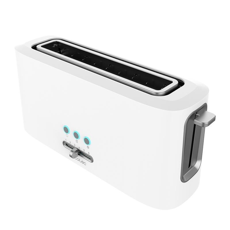 Cecotec 03189 tostadora 2 rebanada(s) 980 W Blanco