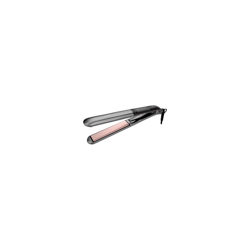 Cecotec RitualCare 1100 HidraProtect Ion Touch Plancha de pelo Caliente Negro, Gris, Rosa 3 m