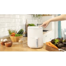 Cecotec CecoFry Deluxe Rapid Sun Sencillo 2,5 L Independiente 1400 W Freidora de aire caliente Blanc